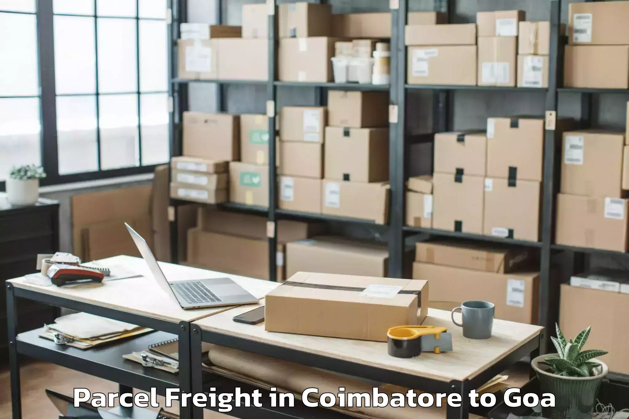 Hassle-Free Coimbatore to Cuncolim Parcel Freight